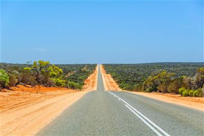 Australie, West-Australie, Shark Bay Road