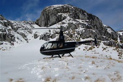 Helikopter op Mt. Owen, Tasman Region