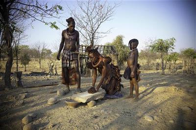 Himba-familie in Kaokoland