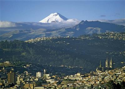 Panorama op Quito