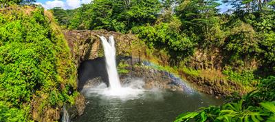 Rainbow Falls, Hilo, Big Island, Hawaii