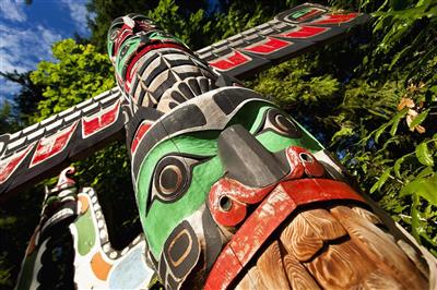Totem in Stanley Park, Vancouver