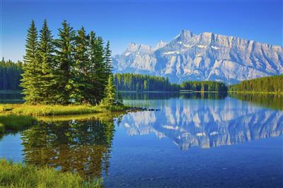Two Jack Lake, Mount Rundle, Banff National Park