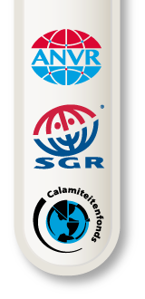 Logo's ANVR, SGRZ en Calamiteitenfonds